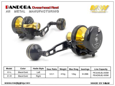 M&W Pandora Overhead Reel 